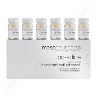 Ampullen mit intensiver Wirkung auf die lokalisierte Fettreduktion / Case Box Lipo-Adipe - Ampulle Mesoceuticalab